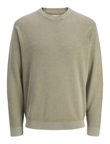 JACK & JONES Jprblubastian Washed Knit Crew Neck