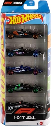 Hot Wheels Spielzeugautos Formel 1 im 5er-Pack