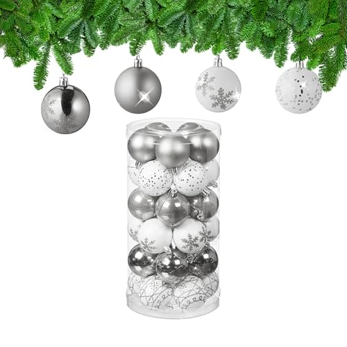 Relaxdays Weihnachtskugeln 30er Set