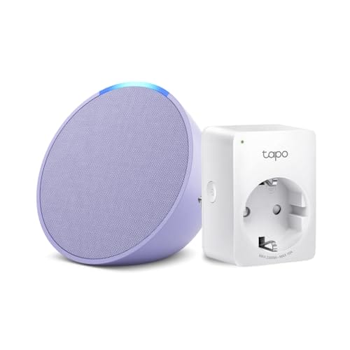 Echo Pop | Lavendel + TP-Link Tapo P110MA WLAN-Steckdose