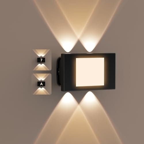 STASUN DIY Hausnummer Wandleuchte