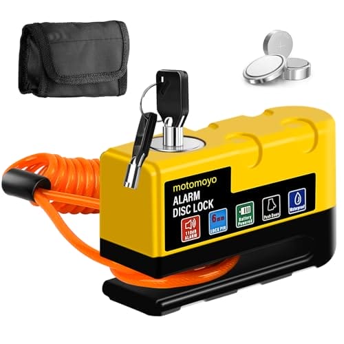 Bremsscheibenschloss mit 110dB Alarmanlage