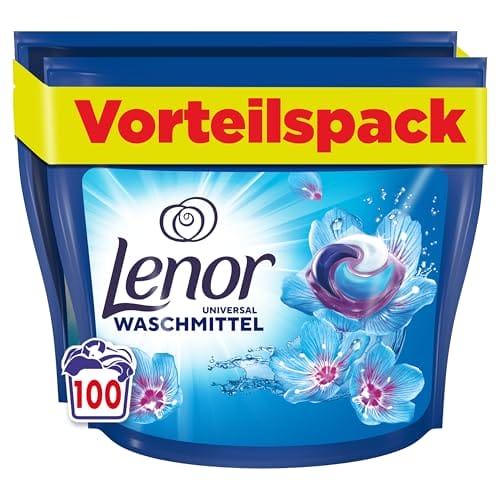 Lenor Waschmittel Pods, 100 Waschladungen, Aprilfrisch, Vollwaschmittel Lenor Waschmittel Pods