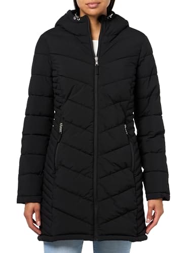 Tommy Hilfiger Damenmantel Schwarz S für 82,90€ bei Amazon