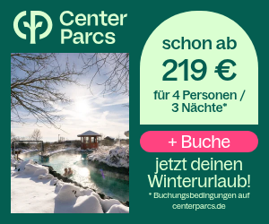 Center Parcs Aktion Winterschön z.B. 4 Personen / 3 Nächte schon ab 219€