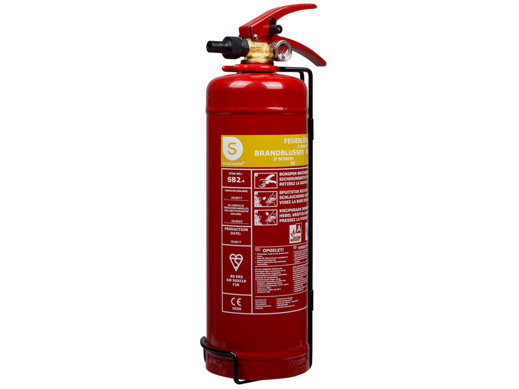 Smartwares SB2 Feuerlöscher | Schaum | 2 Liter