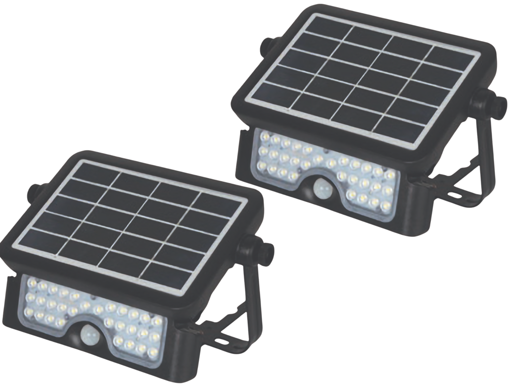 2x Sylvania YourHome solarbetriebenes Flutlicht | 450 lm