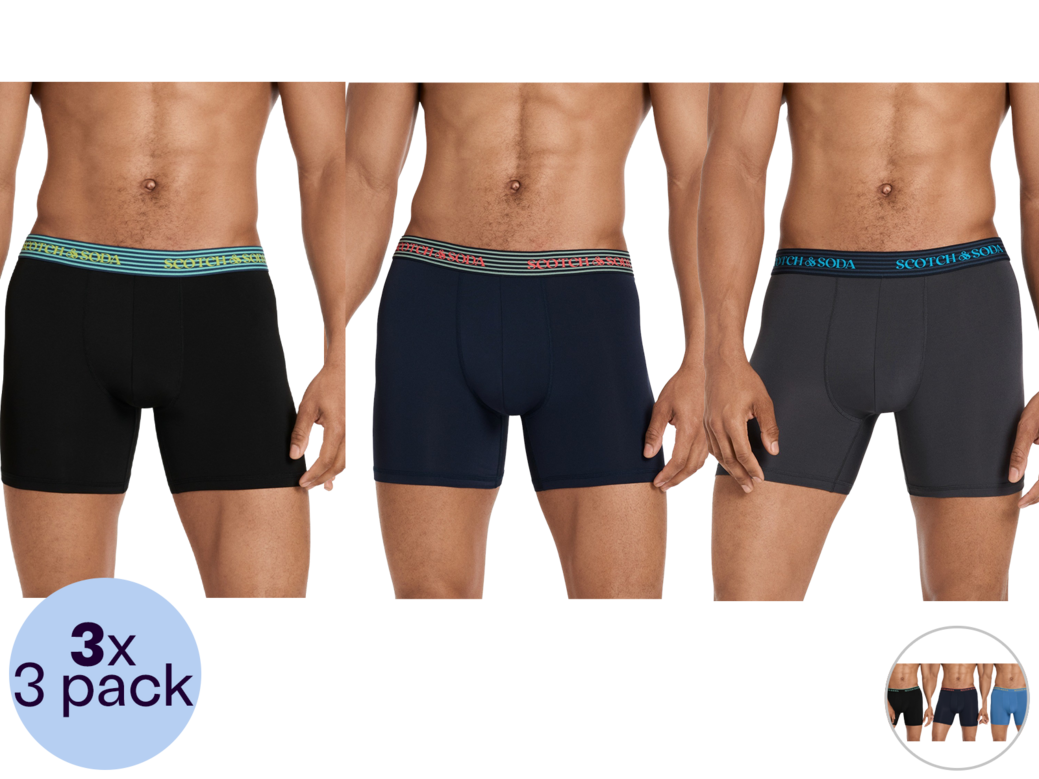 9x Scotch & Soda Boxer Briefs | Herren