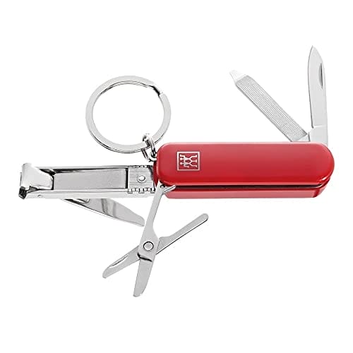 ZWILLING Maniküre Pediküre Multi-Tool - Schlüsselanhänger mit Nagelschere, Nagelknipser und Nagelfeile ZWILLING Maniküre Pediküre Multi-Tool