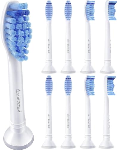8er demirdental Aufsätze passend für Philips Sonicare Ersatzbürsten ProResults Medium Bürstenköpfe 8er demirdental Aufsätze für Philips Sonicare