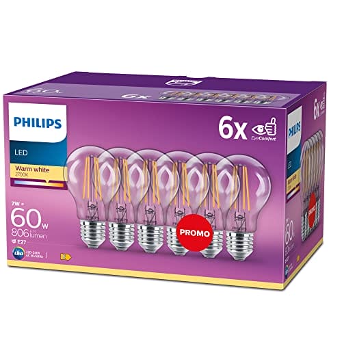 Philips LED Classic E27 Filament Lampen