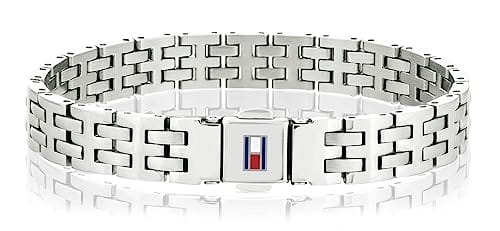Tommy Hilfiger Jewelry Armband für Herren aus Edelstahl mit der Ikonischen Flagge Tommy Hilfiger Jewelry Armband für Herren