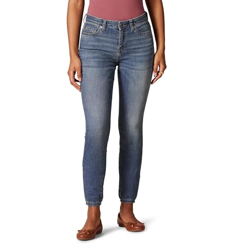 Amazon Essentials Damen Kurvige Skinny-Jeans Mit Mittelhohem Bund Amazon Essentials Damen Kurvige Skinny-Jeans