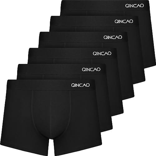QINCAO Boxershorts Herren 6er Pack