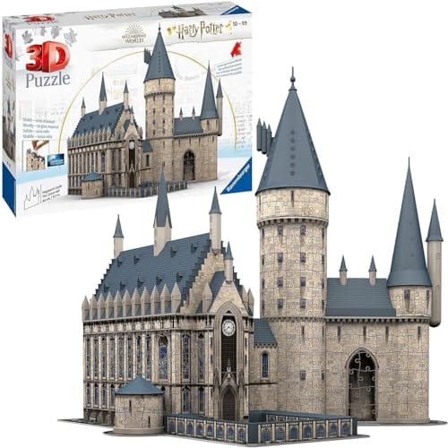 Ravensburger 3D Puzzle 11259 - Harry Potter Hogwarts Schloss - Die Große Halle - 540 Teile Ravensburger 3D Puzzle - Harry Potter Hogwarts Schloss