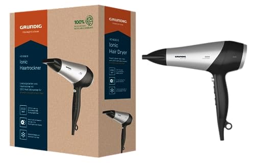 GRUNDIG HD 6080 B Haartrockner mit Ionenfunktion GRUNDIG HD 6080 B Haartrockner