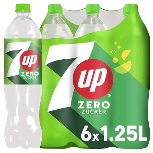 7UP Zero, Zuckerfreie Limonade mit Zitronen- und Limettengeschmack 7UP Zero Limonade