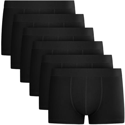 QINCAO Boxershorts Herren 6er Pack QINCAO Boxershorts