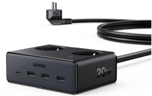 Wieder da: UGREEN 6-in-1 Mehrfachsteckdose (3680 Watt) für 17,99€