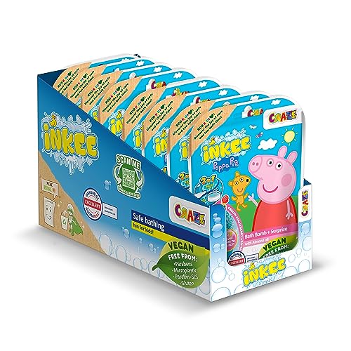 INKEE SURPRISE - 8er Set Peppa Pig Badekugeln