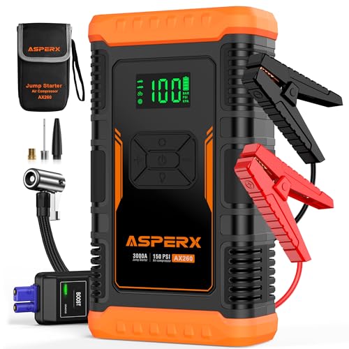 ASPERX Starthilfe Powerbank