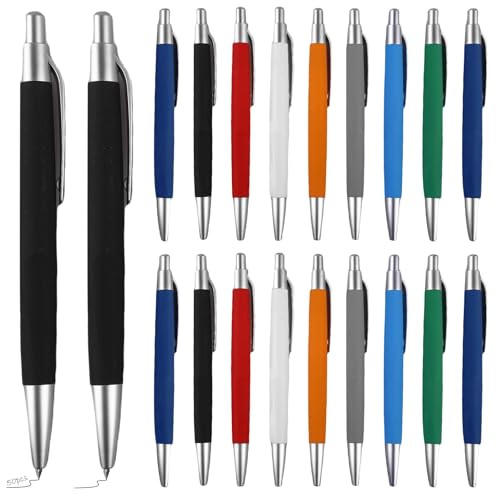 GOMETY 50 Stück Ergonomische Kugelschreiber Set