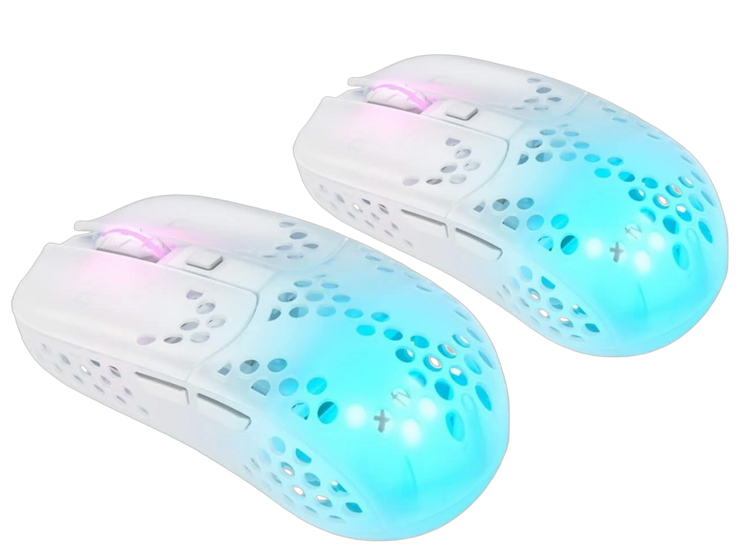 2x Cherry XTRFY MZ1 Wireless Gaming-Maus | Weiß