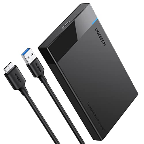 UGREEN Festplattengehäuse 2,5 Zoll USB 3.0 SATA Gehäuse UGREEN Festplattengehäuse