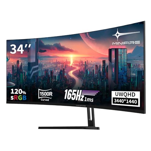 Minifire 34 Zoll UWQHD Curved Gaming Monitor