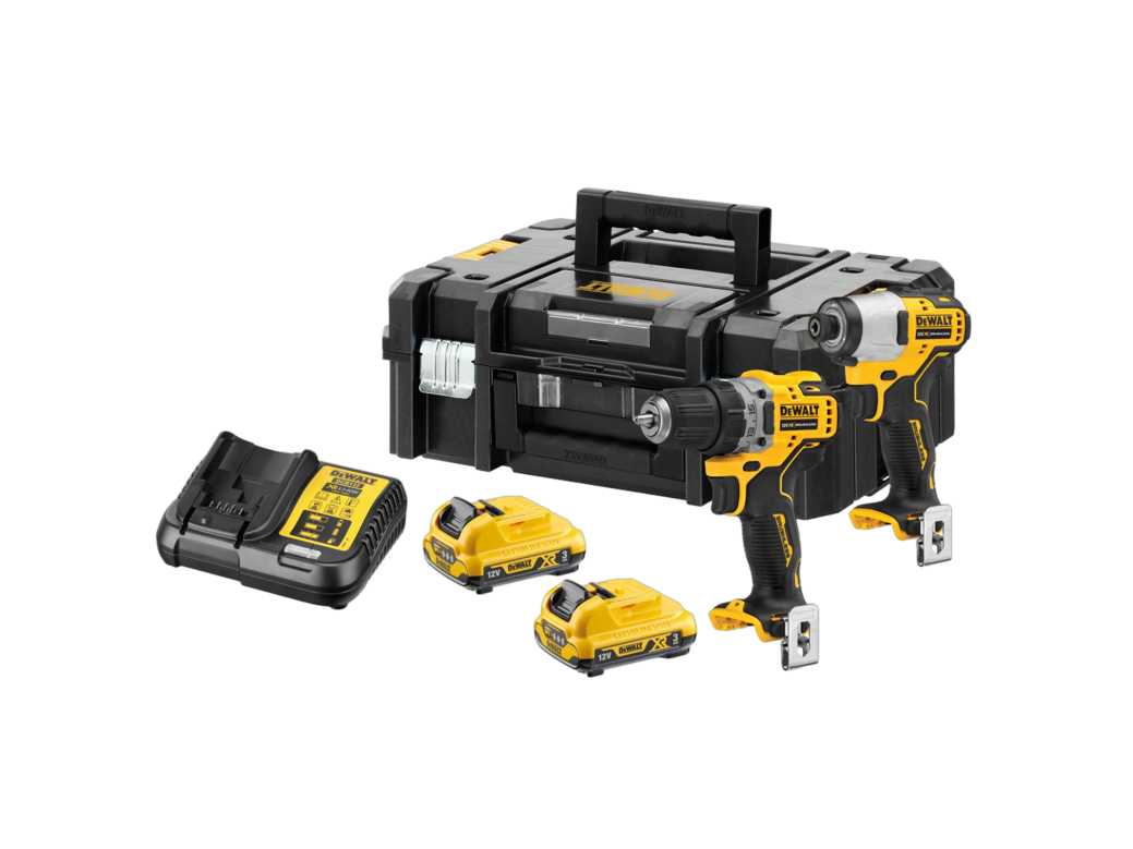 DeWalt 12 V XR Kombi-Set | 2x 3,0 Ah