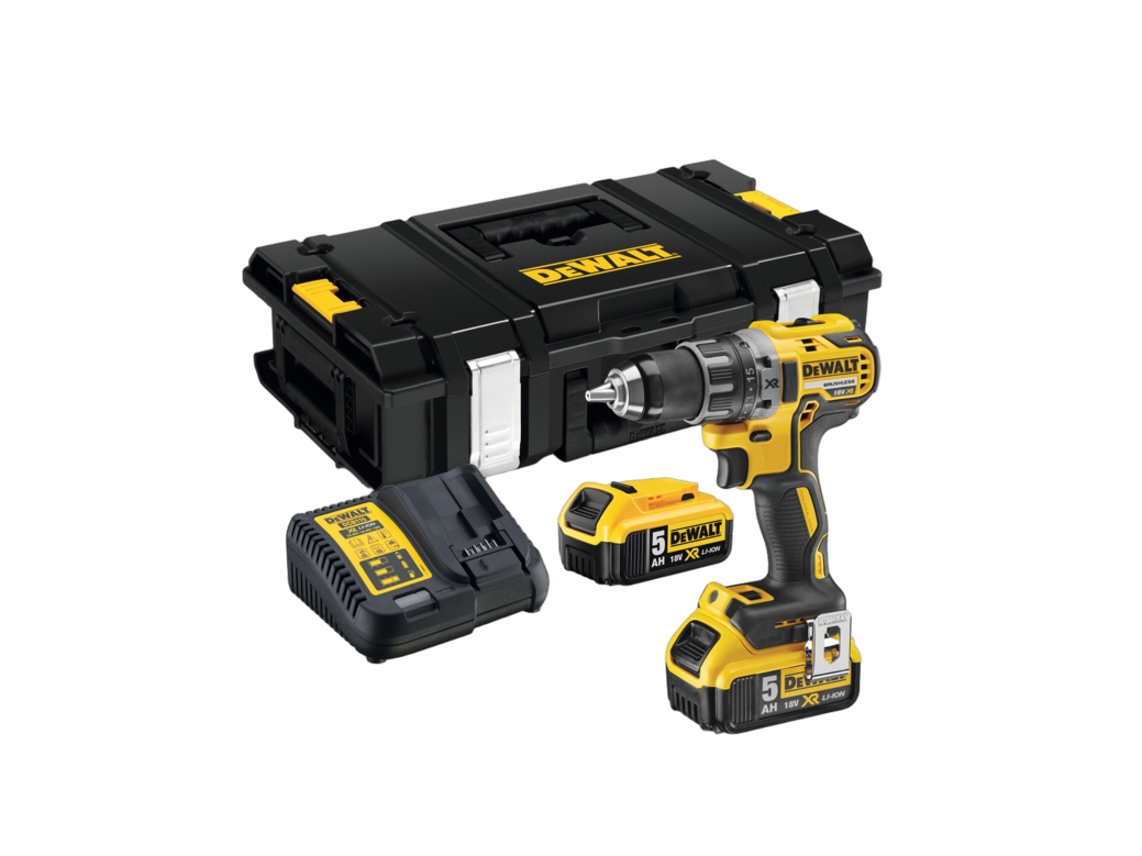 DeWalt CD791P2-QW Akku-Schrauber/Bohrmaschine | 18 V | 2x 5,0 Ah | TSTAK
