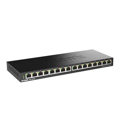 D-Link DGS-1016S 16-Port Unmanaged Gigabit Switch