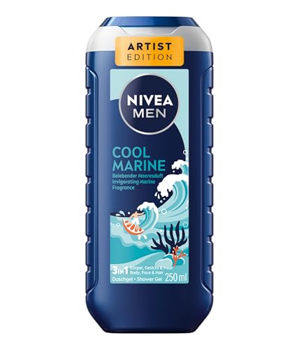 NIVEA MEN Cool Marine Artist Edition Duschgel