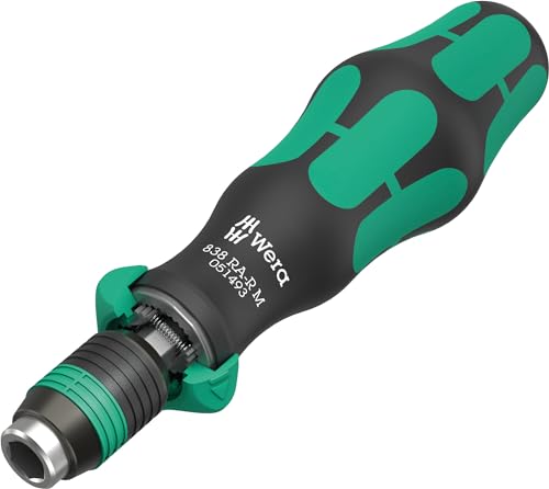 Zum Angebot: Wera 05051493001 838 RA-R M Bits-Handhalter mit Ratschenfunktion Wera 05051493001 838 RA-R M Bits-Handhalter