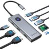 ORICO USB C Docking Station Dual HDMI 8 IN 1 für nur 23,39€
