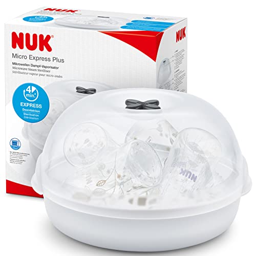NUK Micro Express Plus Mikrowellen-Sterilisator für 4 Flaschen nur 13,29€ bei Amazon