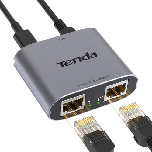 Tenda LAN Splitter 1 auf 2 für nur 9,49€ bei Amazon
