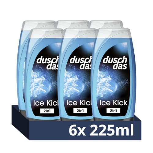 6x 225 ml Duschdas Ice Kick 2-in-1 Duschgel & Shampoo ab nur 5,35€ – Prime