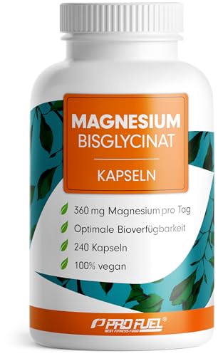 Magnesium Bisglycinat Kapseln 240x für 13,56€ bei Amazon 100 Prozent vegan und laborgeprüft