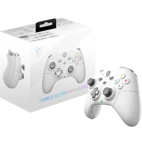 MSI FORCE GC300 WIRELESS WHITE PC Gamepad Controller für 33,24€