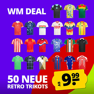 JELEX Retro Trikots in über 50 Designs ab nur 9,99€