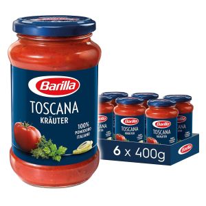 6x 400g Barilla Toscana Kräuter Pastasauce für 10,75€ (statt 17,94€)