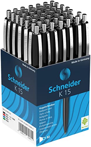 50 Schneider K15 Kugelschreiber in Schwarz für nur 11,80€