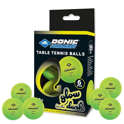 Donic-Schildkröt Glow in the Dark Tischtennisbälle 6er Pack für nur 2,89€