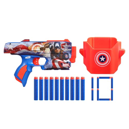 Nerf Marvel Captain America Dart-Blaster nur 5,92€ – Prime