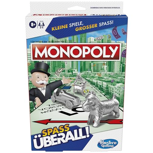 Monopoly Kompakt Reisespiel für 6,71€ (statt 8€) – Prime