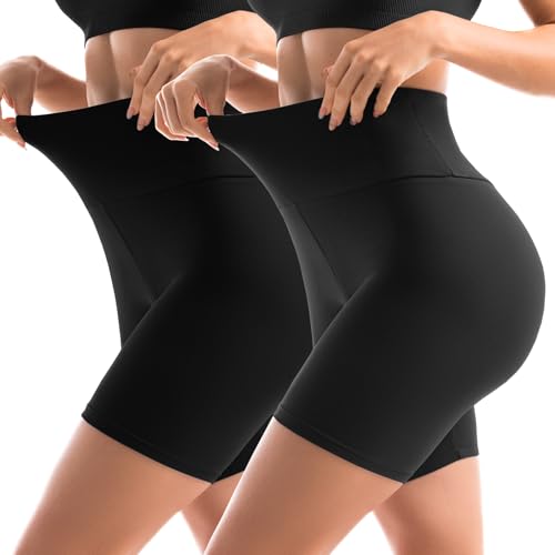 Sanpetix 2er Pack Radlerhose Damen High Waist für nur 5,99€ bei Amazon