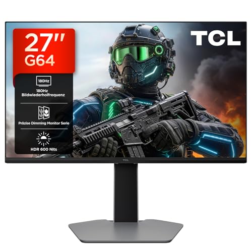 TCL 27G64 27 Zoll Gaming Monitor QHD 180Hz für nur 199€ (statt 265€)