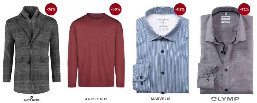 20% Extra-Rabatt im Hemden.de Sale (Olymp, eterna und weitere) mit über 15.500 Artikeln