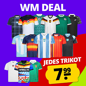 JELEX Retro Trikots in über 50 Designs für nur 7,99€